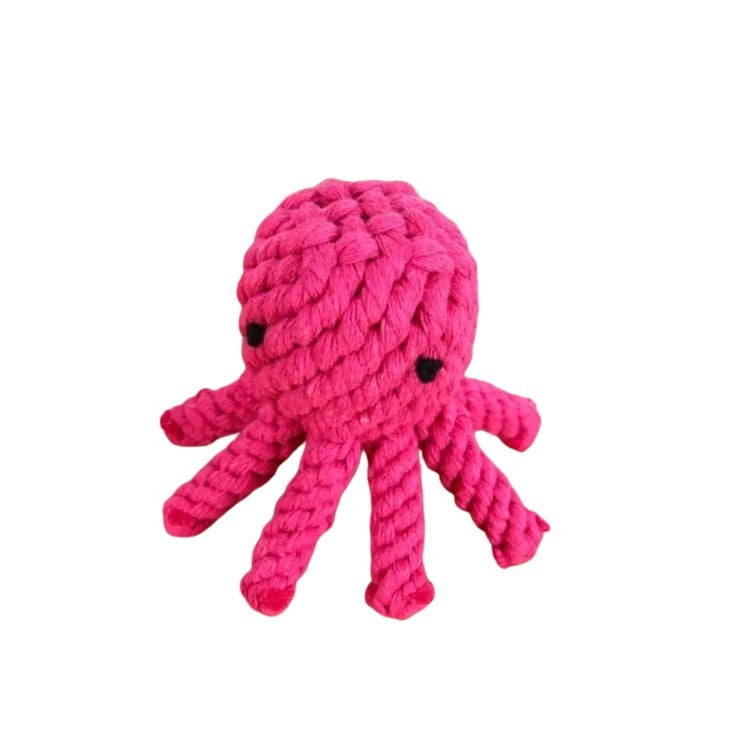 Octopus Dog Chew Toy - 100% Cotton Rope