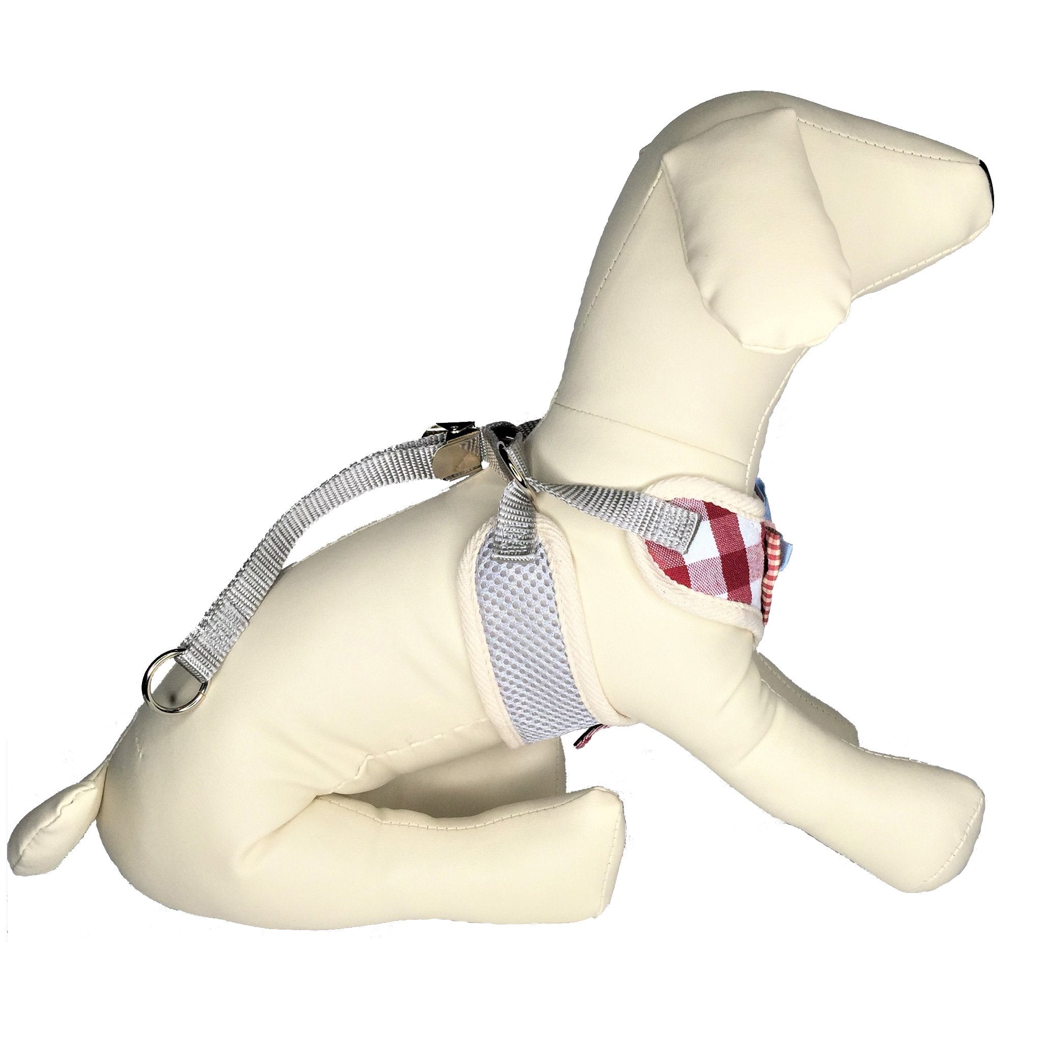 Checkered dog harness store