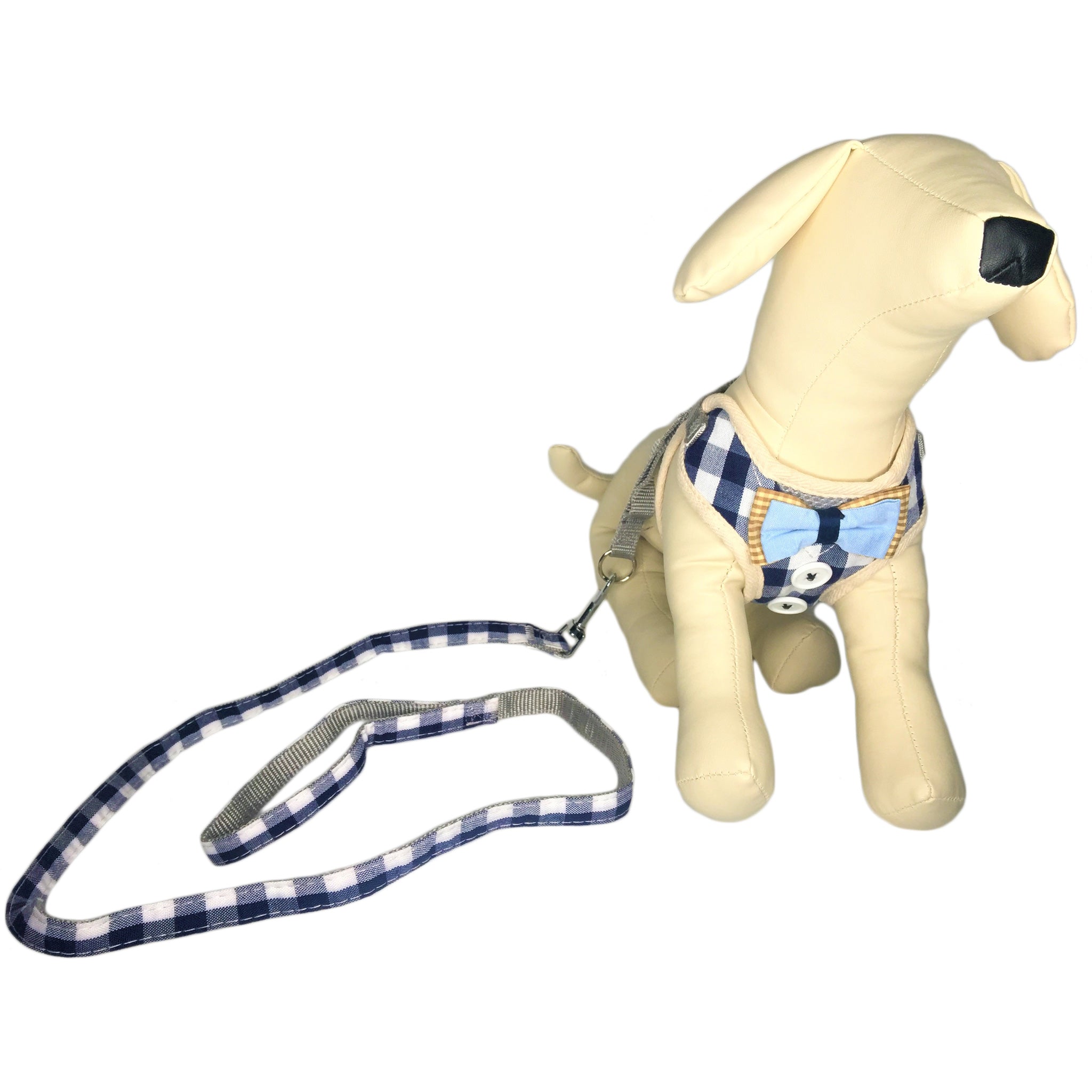 Checkered sales dog harness