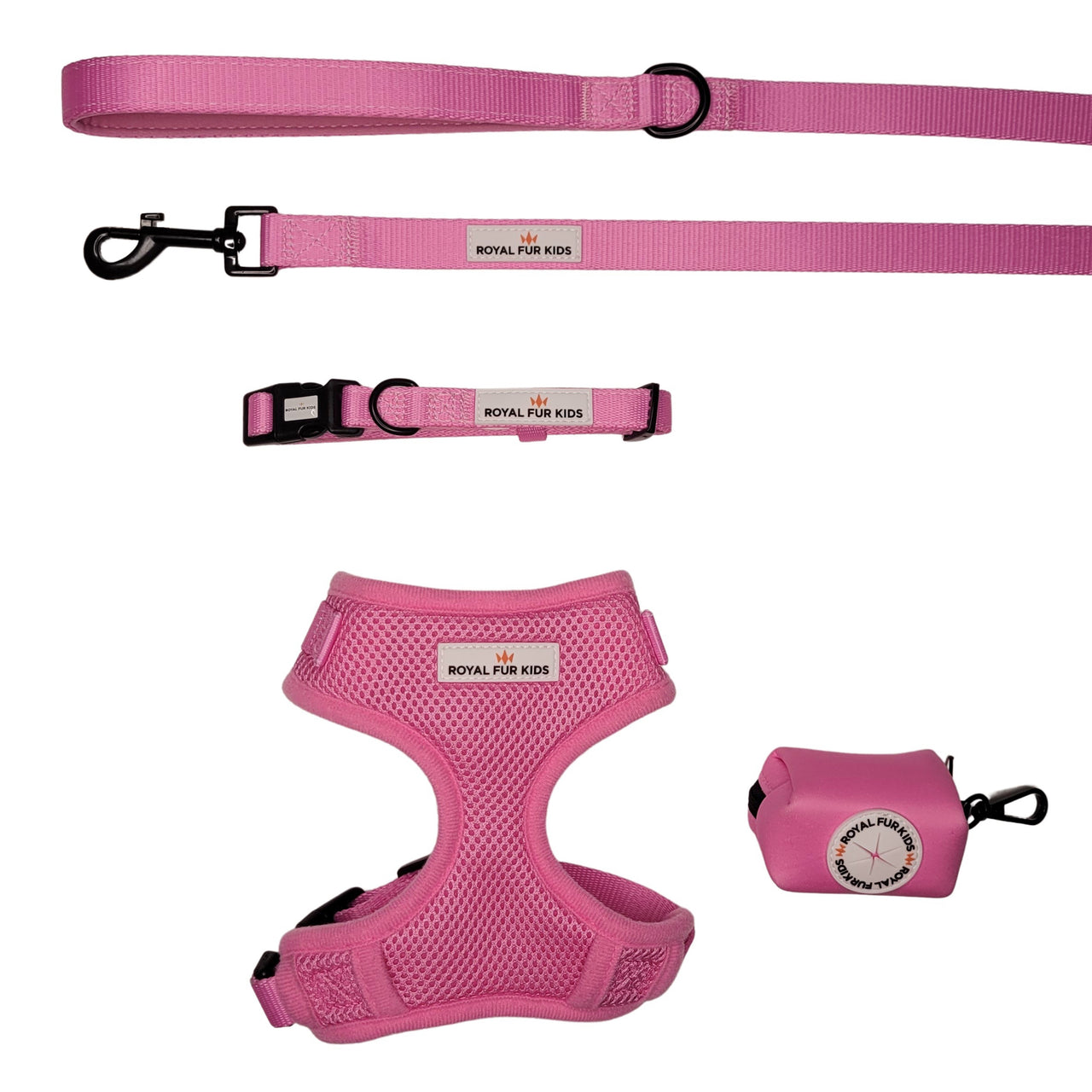 Pink Mesh Harness - Full Set