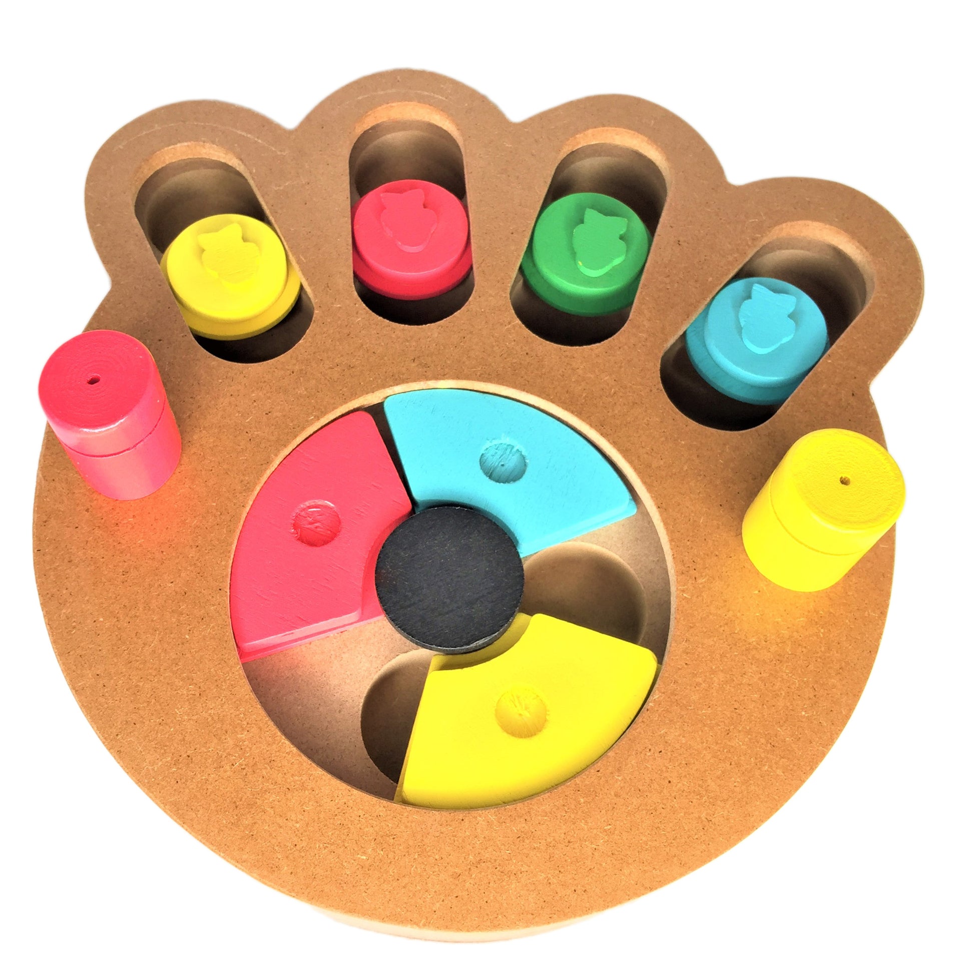 Treat Puzzle for Dog Paw Shape Front